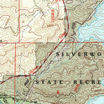 United States Geological Survey Silverwood Lake, CA (1996, 24000-Scale) digital map