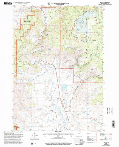 United States Geological Survey Silvies, OR (1999, 24000-Scale) digital map