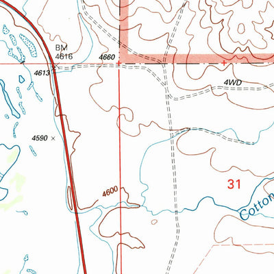 United States Geological Survey Silvies, OR (1999, 24000-Scale) digital map