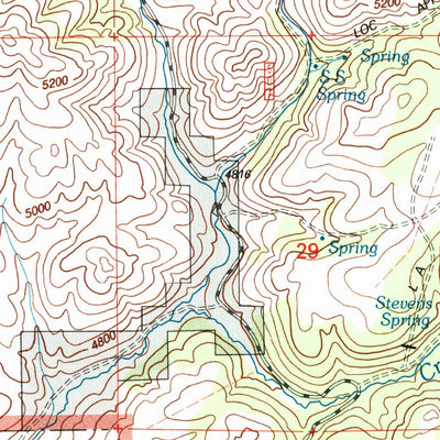 United States Geological Survey Silvies, OR (1999, 24000-Scale) digital map
