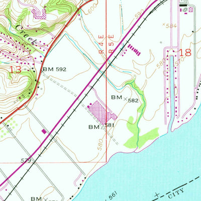 United States Geological Survey Silvis, IL-IA (1953, 24000-Scale) digital map