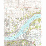 United States Geological Survey Silvis, IL-IA (1991, 24000-Scale) digital map