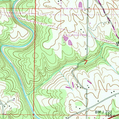 United States Geological Survey Simcoe, AL (1958, 24000-Scale) digital map