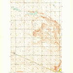 United States Geological Survey Simcoe, ND (1949, 24000-Scale) digital map