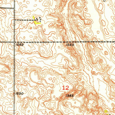 United States Geological Survey Simcoe, ND (1949, 24000-Scale) digital map