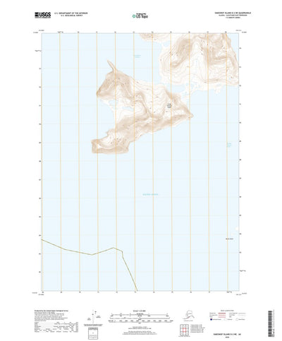 United States Geological Survey Simeonof Island D-2 NE, AK (2020, 25000-Scale) digital map