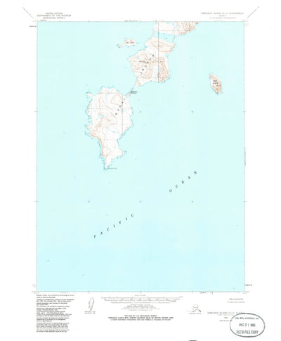 United States Geological Survey Simeonof Island D-4, AK (1963, 63360-Scale) digital map