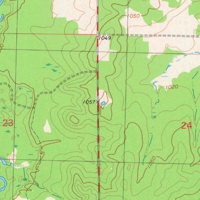 United States Geological Survey Simes Creek, WI (1979, 24000-Scale) digital map