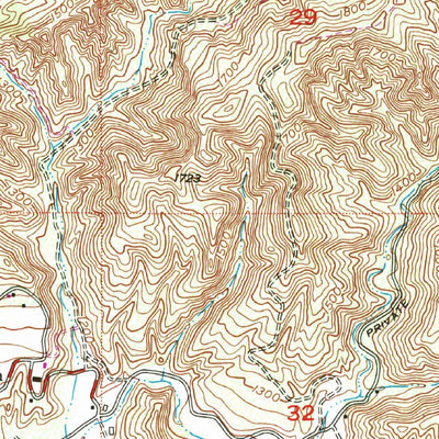 United States Geological Survey Simi Valley East, CA (1951, 24000-Scale) digital map