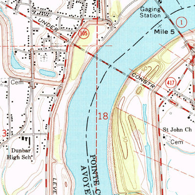 United States Geological Survey Simmesport, LA (1969, 24000-Scale) digital map