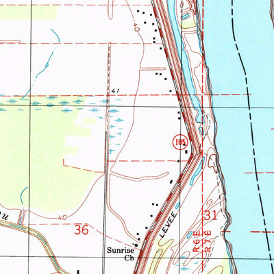 United States Geological Survey Simmesport, LA (1998, 24000-Scale) digital map