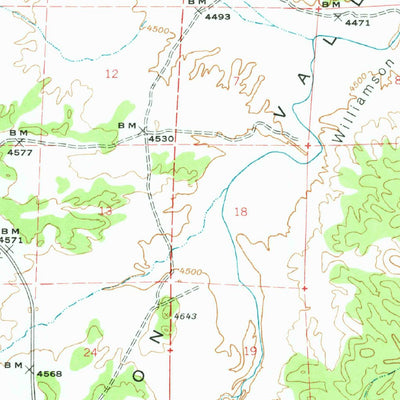 United States Geological Survey Simmins, AZ (1947, 62500-Scale) digital map