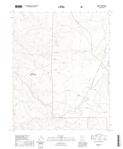 United States Geological Survey Simmons, AZ (2021, 24000-Scale) digital map