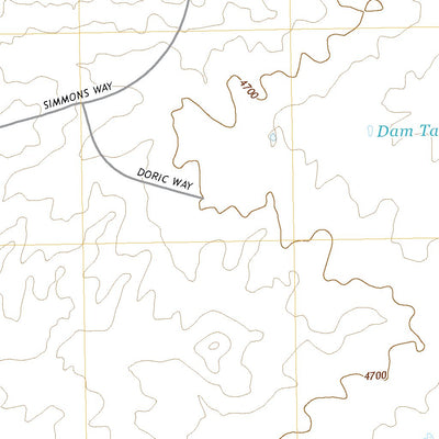 United States Geological Survey Simmons, AZ (2021, 24000-Scale) digital map