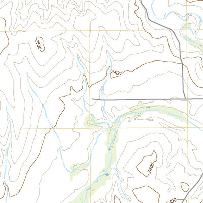 United States Geological Survey Simmons Creek, KS (2022, 24000-Scale) digital map