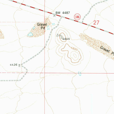 United States Geological Survey Simmons Peak, AZ (1978, 24000-Scale) digital map