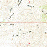 United States Geological Survey Simmons Peak, AZ (1978, 24000-Scale) digital map