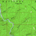 United States Geological Survey Simmons Peak, ID-MT (1957, 62500-Scale) digital map