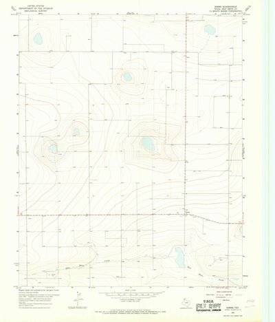 United States Geological Survey Simms, TX (1966, 24000-Scale) digital map