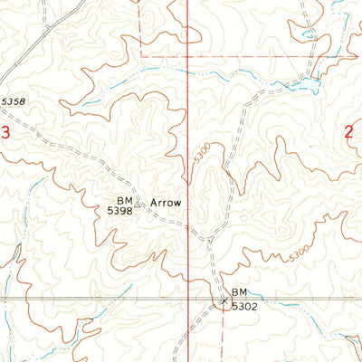 United States Geological Survey Simpson Draw, WY (1970, 24000-Scale) digital map