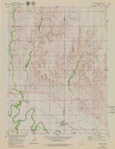United States Geological Survey Simpson, KS (1953, 24000-Scale) digital map