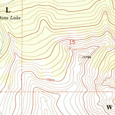 United States Geological Survey Simpson Lake, WY (1968, 24000-Scale) digital map