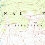 United States Geological Survey Simpson Lake, WY (1991, 24000-Scale) digital map