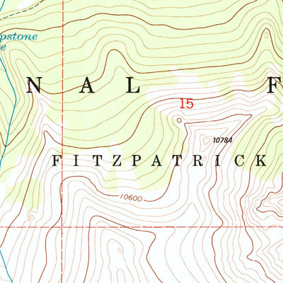 United States Geological Survey Simpson Lake, WY (1991, 24000-Scale) digital map