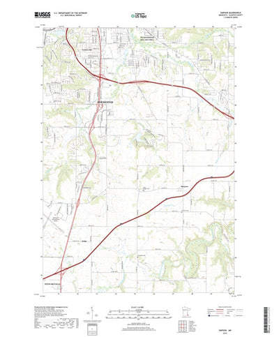 United States Geological Survey Simpson, MN (2019, 24000-Scale) digital map