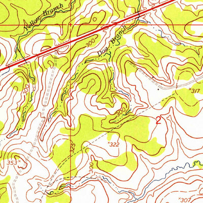 United States Geological Survey Simpson South, LA (1954, 24000-Scale) digital map