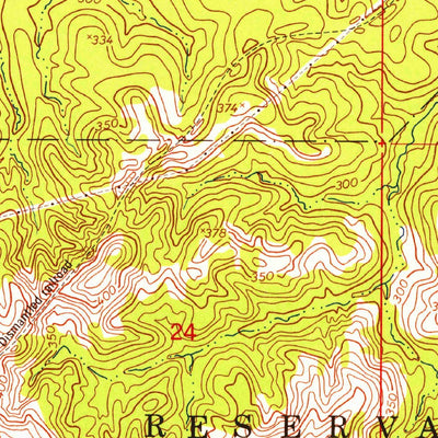 United States Geological Survey Simpson South, LA (1954, 24000-Scale) digital map