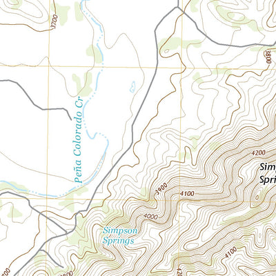 United States Geological Survey Simpson Springs Mountain, TX (2019, 24000-Scale) digital map
