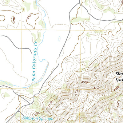 United States Geological Survey Simpson Springs Mountain, TX (2022, 24000-Scale) digital map
