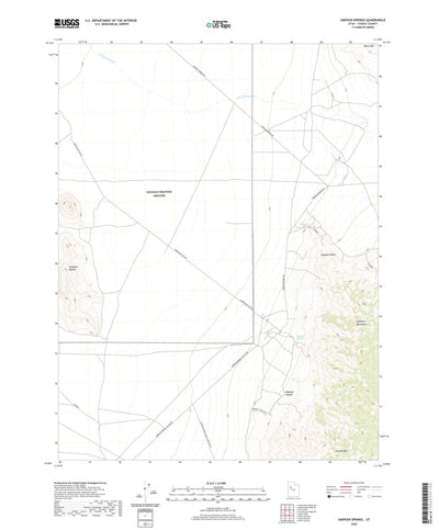 United States Geological Survey Simpson Springs, UT (2020, 24000-Scale) digital map