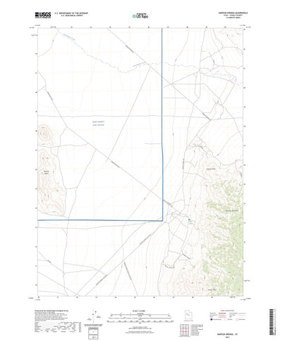 United States Geological Survey Simpson Springs, UT (2023, 24000-Scale) digital map