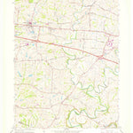 United States Geological Survey Simpsonville, KY (1960, 24000-Scale) digital map