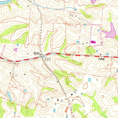 United States Geological Survey Simpsonville, KY (1960, 24000-Scale) digital map