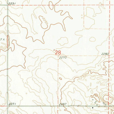 United States Geological Survey Sims Corner, WA (1968, 24000-Scale) digital map