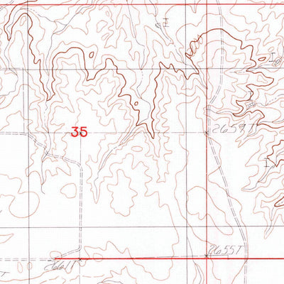 United States Geological Survey Sims Spring, MT (1983, 24000-Scale) digital map