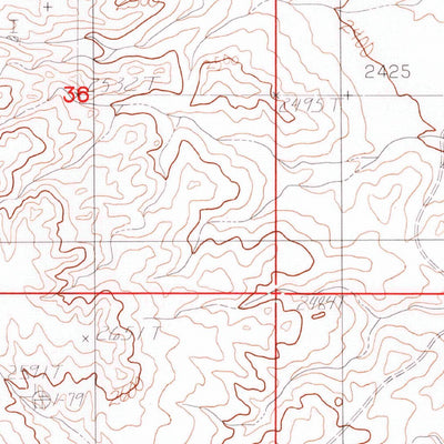 United States Geological Survey Sims Spring, MT (1983, 24000-Scale) digital map