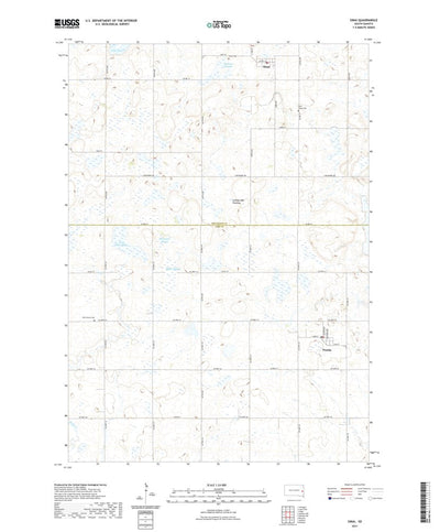 United States Geological Survey Sinai, SD (2021, 24000-Scale) digital map