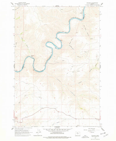 United States Geological Survey Sinamox, OR (1962, 24000-Scale) digital map