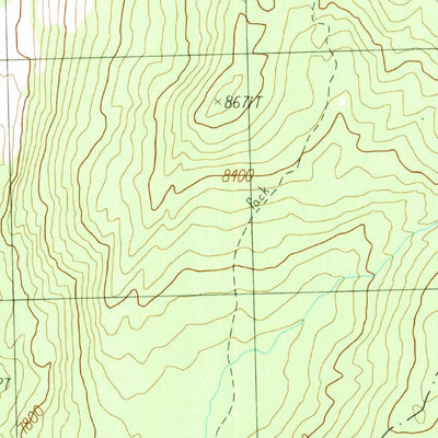 United States Geological Survey Sing Peak, CA (1990, 24000-Scale) digital map
