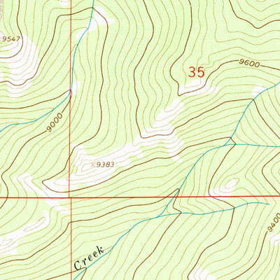 United States Geological Survey Singer Peak, WY (1961, 24000-Scale) digital map