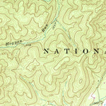 United States Geological Survey Singers Glen, VA (1967, 24000-Scale) digital map