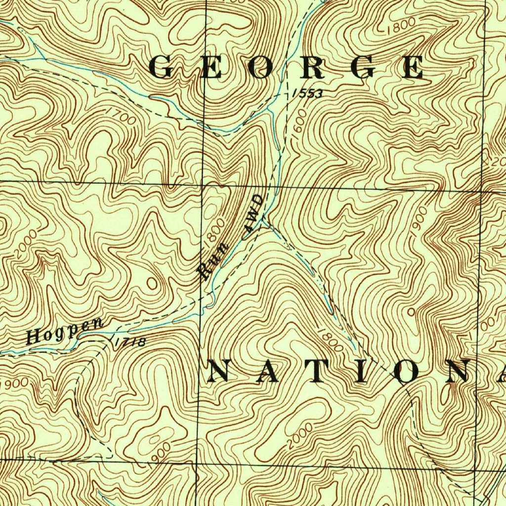 Singers Glen, VA (1994, 24000-Scale) Map by United States Geological ...