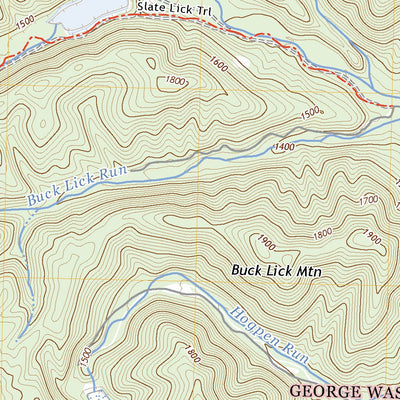 United States Geological Survey Singers Glen, VA (2022, 24000-Scale) digital map