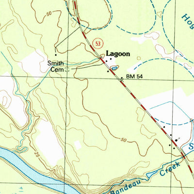 United States Geological Survey Singletary Lake, NC (1986, 24000-Scale) digital map
