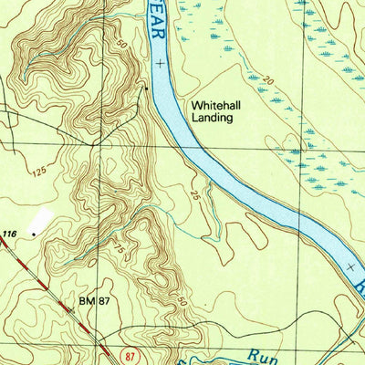 United States Geological Survey Singletary Lake, NC (1986, 24000-Scale) digital map