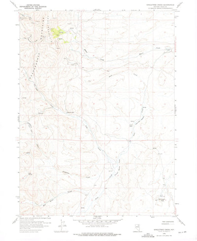 United States Geological Survey Singletree Creek, NV (1958, 24000-Scale) digital map